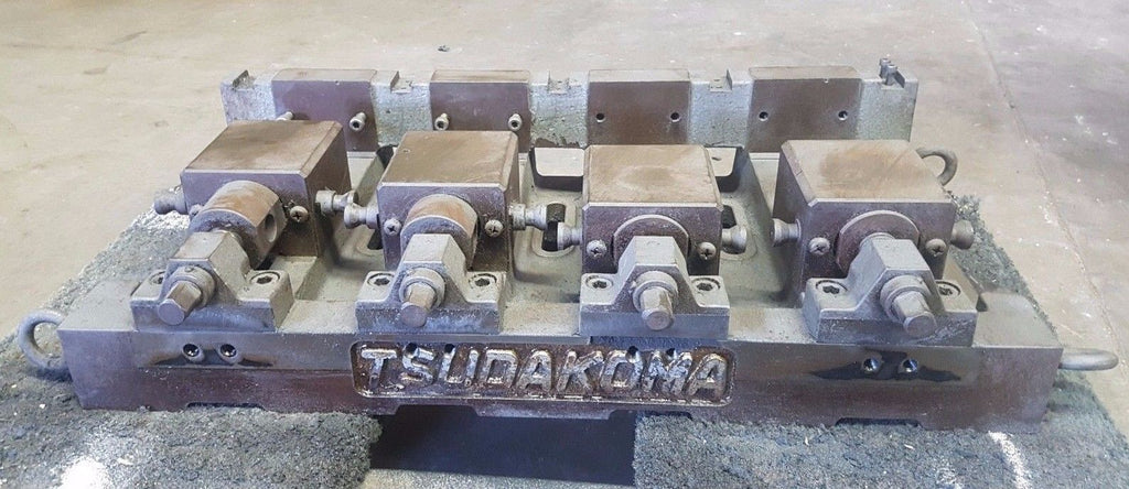 Tsudakoma 4 Position Gang Modular 4" Vise System for CNC Mill