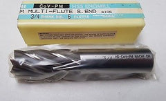 NACHI COV-PM HSS End Mill New 6 Flute 3/4 Shank PM MULTI FLUTE S.END