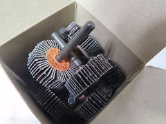Standard Abrasives 612105 Flap Wheels 1 1/2 x 1/2 x 1/4 60 AO 10 Pcs Brand New