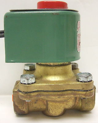 ASCO Red-Hat 2-Way Solenoid Valve 8210D1 120V 11.2W 125 PSI 3/8” 8210