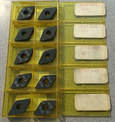 SANDVIK Coromant DNMA 442 015 P15 Lathe Carbide Inserts Tools Mill New 10 Pcs