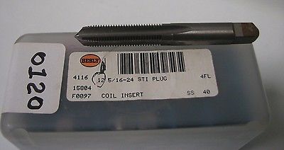 2 Besly Tap 5/16 - 24 STI Plug 15804 F0097 Coil Insert 3 FL Brand New USA