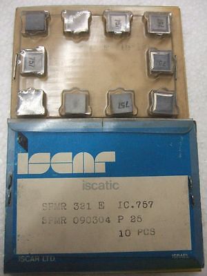 ISCAR SPMR 321 E IC 757 Carbide Inserts 10 Pcs New Lathe Mill Turning