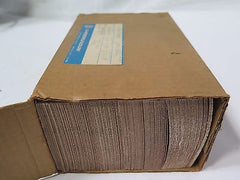 Lot 400 Carborundum Fastcut Paper 3-2/3x9 Grit 120 Flex 90 Garnet Brand New