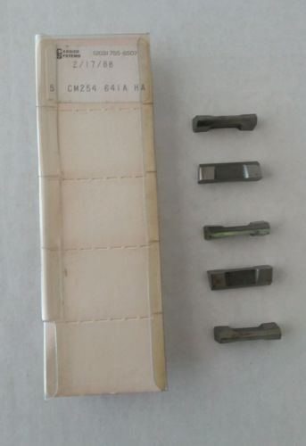 Carbide Systems 5pcs CM254 641A HA Carbide Inserts Grooving