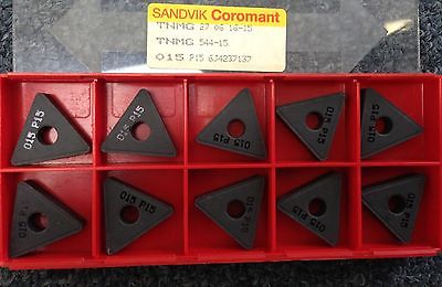 SANDVIK Coromant TNMG 544 15 P15 Lathe Carbide Inserts 10 Pcs New