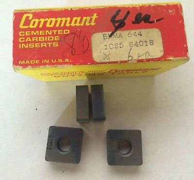 4 Pcs SANDVIK Coromant SNMA 644 1025 84018 Lathe Mill Carbide Inserts New Tools