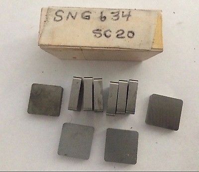 Southern California SNG 634 SC 20 Lathe Mill Carbide Inserts 10 Pcs Made In USA
