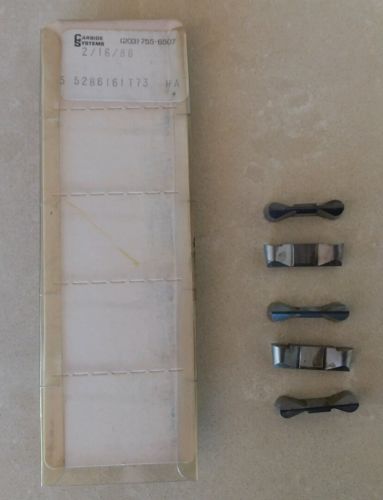 Carbide Systems 5pcs 52B6161T73 HA Carbide Inserts Grooving