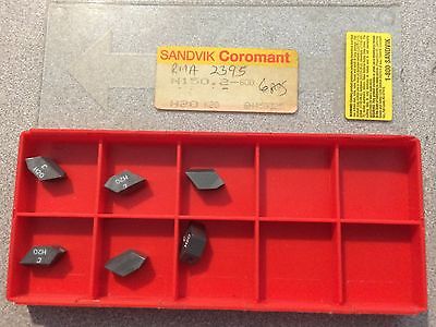 SANDVIK Coromant N150 2 600 H20 K20 Grooving Lathe Carbide Inserts 6 Pcs New