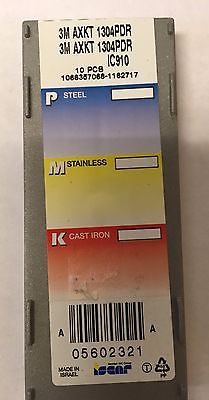 ISCAR 3M AXKT 1304PDR IC910 Carbide Inserts 10 Pcs New Milling Factory Pack Free Shipping