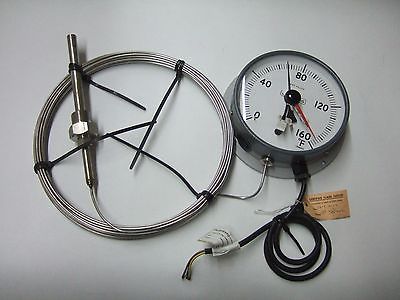 BUDENBERG Gas Filed 0-160 F Deg Thermometer Gauge Gage
