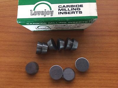 10 Pcs LOVEJOY RDE 43T LTC 37 C000952 C-000056 Lathe Milling Carbide Inserts New