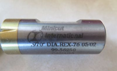 Minicut Woodruff Key Seat Cutter HSS .970