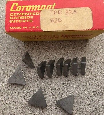 SANDVIK Coromant TPE 32A H20 Lathe Carbide Inserts 10 Pcs New Tools