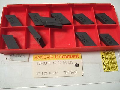 SANDVIK Coromant KNUX 16 04 05 L12 PFL 015 P-K15 Grooving Lathe Carbide Inserts