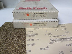 Carborundum FASTCUT Aluminum Oxide Paper PN: 3119 Qty 50 Grit 36 Brand New