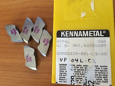 KENNAMETAL NTF 4L K68 Lathe Carbide Indexable Inserts 5 Pcs Grooving Tool New