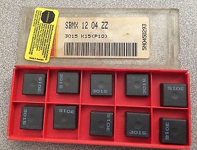 SANDVIK Coromant SBMX 12 04 ZZ 3015 K15 P10 Lathe Carbide Inserts 10 Pcs New
