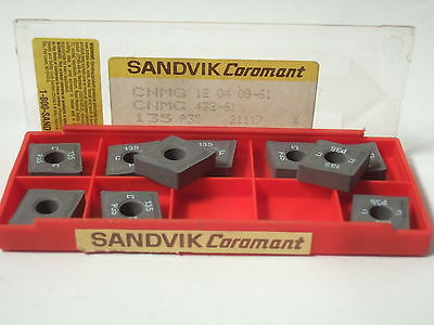 SANDVIK Coromant CNMG 432 61 135 P35 Lathe Carbide Inserts 10 Pc New
