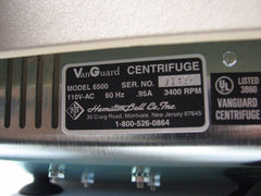 SB SmithKline Beecham Clinical Laboratories VanGuard Centrifuge V6500 6500