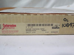 Carborundum Fastcut Finishing Garnet Paper 10847 Grit 100 Qty 200 Sheets New