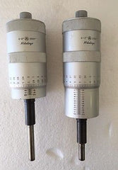 Set of 2 Used Mitutoyo 152-388A Micrometer Heads 0-2
