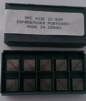 ISCAR SPC 422E IC 50M Carbide Inserts Lot of 10 Lathe Tool Mill New Tools Turn