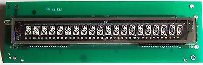 IEE 05464ASSY 35322 - 01A 1" x 9" VFD Vacuum Fluorescent Display 05464ASSY35322