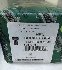 Box of 10 Raycarl Camcar Textron Hex Socket Head Cap Screw 1-8 x 8 USA Made
