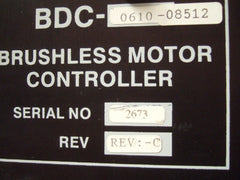 MFM Technology BDC 0610-08512 Brushless Motor Controller
