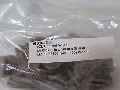 3M EXL-Unitized Wheel 8A CRS 1 x 1/8 x 3/16