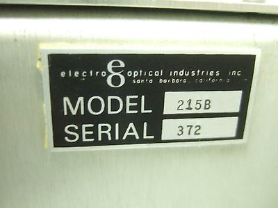 ELECTRO OPTICAL 215B Temperature Controller Panel 372 Control