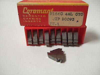 SANDVIK Coromant R166G 4AL 070 SIP 20093 FE 1 Threading Lathe Carbide Inserts