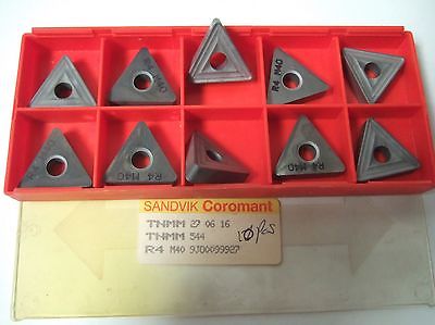 SANDVIK Coromant TNMM 544 R4 M40 Lathe Carbide Inserts 10 Pcs New