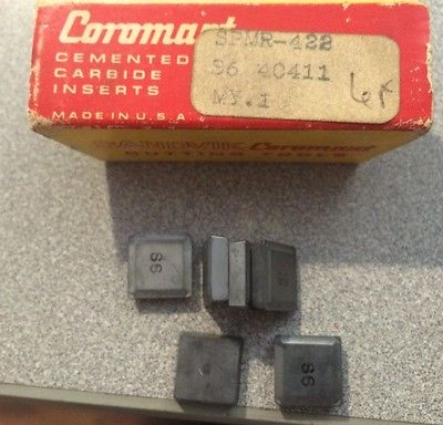 SANDVIK Coromant SPMR 422 S6 40411 Lathe Mill Carbide Inserts 6 Pcs New Tools