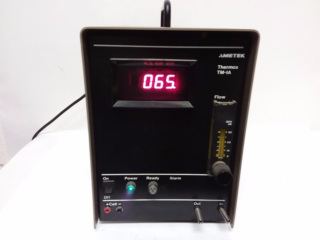 Ametek O2 Analyzer AMETEK Thermox TM-IA Oxygen Analyzer