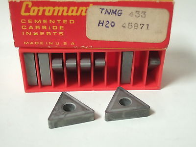 SANDVIK Coromant TNMG 433 H20 45871 Lathe Carbide Inserts 10 Pcs New