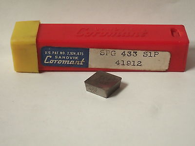 SANDVIK Coromant SPG 433 S1P 41912 Lathe Mill Carbide Inserts 10 Pcs New