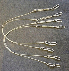 Lot of 4 Tie Down Strap Tension Tailgate Cable Pick Up Truck 67” New 8mm 1760 lb