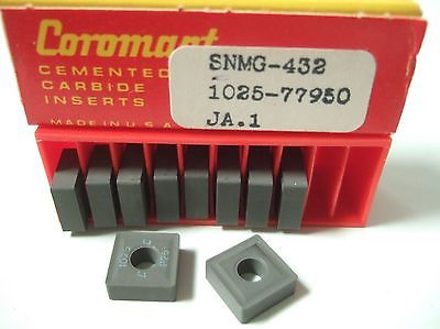 SANDVIK Coromant SNMG 432 1025 77950 JA.1 Lathe Mill Carbide Inserts 10 Pcs New