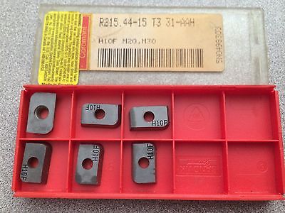 SANDVIK Coromant R215.44-15 T3 31 AAH H10F M20 Lathe Mill Carbide 6 Inserts New