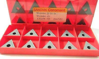 SANDVIK Coromant TNMM 431 1025 Carbide Inserts 10 Pcs Lathe P 25 New Tool Tools
