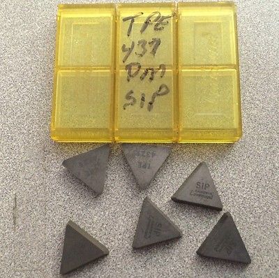 SANDVIK Coromant TPE 437 DM SIP Lathe Carbide Inserts 6 Pcs New Tools
