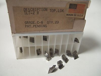 SANDVIK Coromant TLT 2R TOPLOK GRADE C6 Lathe Grooving Carbide Inserts 20 Pc New
