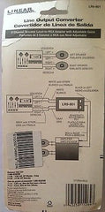 Line Output Converter 2 Channel Speaker RCA Adapter Brand New Linear Research