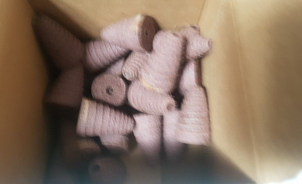 25 Pcs Standard Abrasives 712789 1 x 1-1/2 x 3/16 Cartridge Rolls Full Taper New