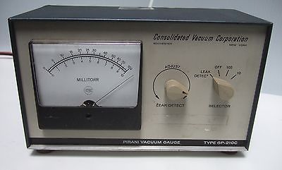 CONSOLIDATED VACUUM CORPORATION PIRANI Gauge GP-210C