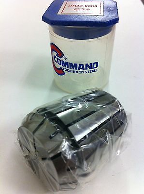 Command Tooling Systems ER32 DR32 0300 .08-.12 inch / 3.0 mm Collet for Mill New