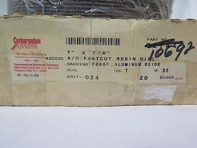 Carborundum Abrasives A/O Fastcut Resin Discs 24 Grit 7